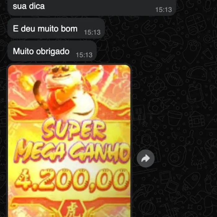 Avaliação Jogador que Ganhou no Jogo do Tigrinho
